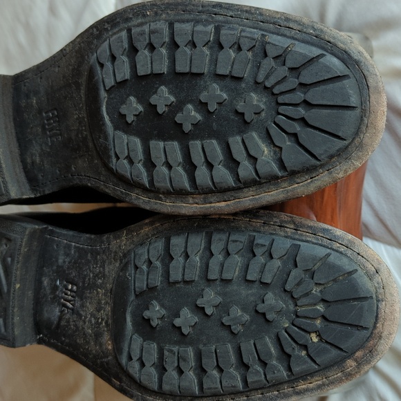 Frye Black Tyler Lace Up Combat Style Boot - gently worn - Picture 5 of 10